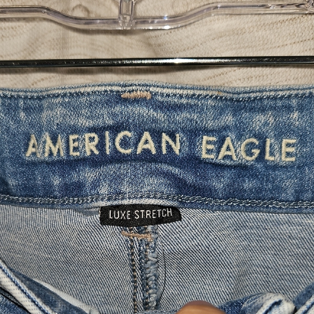 NWT American Eagle Super High Rise Flare Size 12 Short - Picture 2 of 8